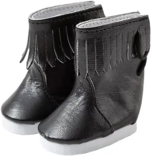 Miniatura 4 de 8 pares de zapatos de muñeca para muñeca americana de 14.5 pulgadas, incluye botas, sandalias, tenis, zapatos de cuero, etc