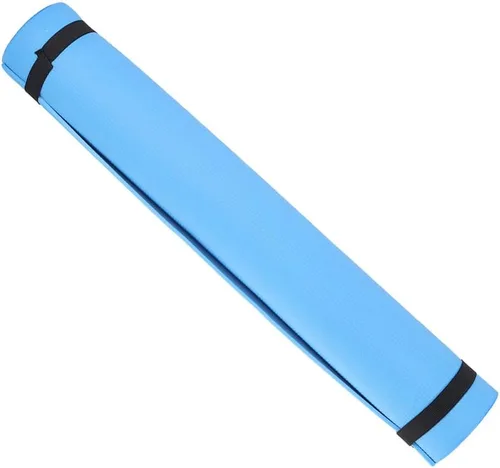 TOYANDONA Esterilla de yoga portátil de EVA azul antideslizante para ejercicio aeróbico caliente Yoga ligero soporte acolchado para articulaciones y