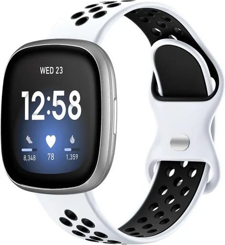 Maledan Correas deportivas transpirables para Fitbit Versa 3/4, Sense/Sense 2, correas de repuesto para hombres y mujeres, accesorios para relojes