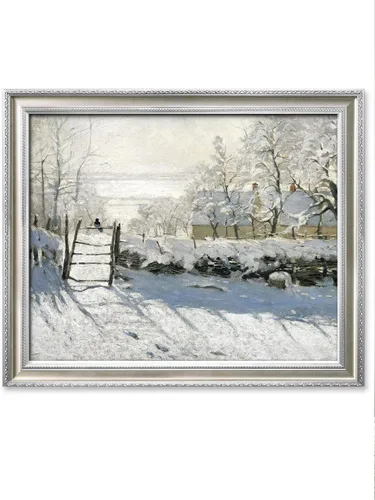Miniatura 52 de Pinturas clásicas mundiales de Claude Monet Impresión giclée sobre lienzo alargado, pieza de galería para colgar y decorar el hogar, The CliffWalk