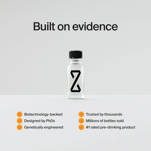 Miniatura 7 de ZBiotics — Siéntete mejor después de beber, despierta renovado, respaldado por la ciencia, probiótico patentado para mañanas más fáciles, apto