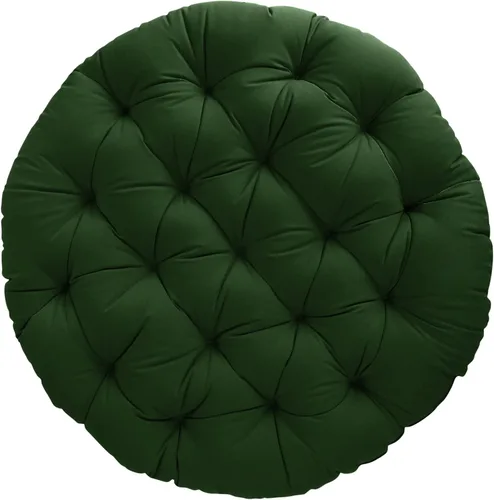 Miniatura 20 de Sorra Home - Cojín con mechones Papasan - Cojín redondo cómodo para silla Bucket & Moon - Cojín de piso con espuma suave para muebles