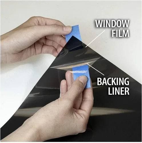 Miniatura 4 de BDF NA05 lámina de control para ventanas, para controlar el sol y la privacidad N05, negro (muy oscuro), negro