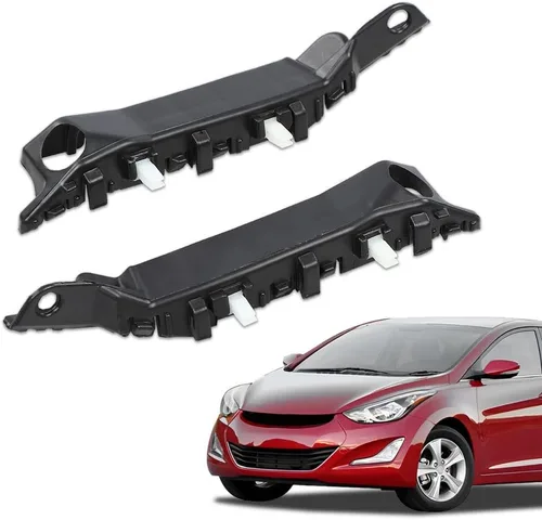 Miniatura 4 de G-PLUS 1 par de soportes de parachoques delantero izquierdo y derecho compatibles con Elantra 2011-2016 (submodelo: GL, GLS, L, Limited) 865143X000