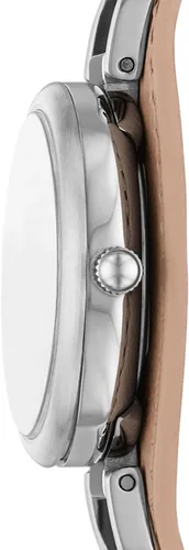 Miniatura 2 de Fossil Carlie Mini reloj de cuarzo de acero inoxidable y cuero para mujer, Carlie Mini - ES4502