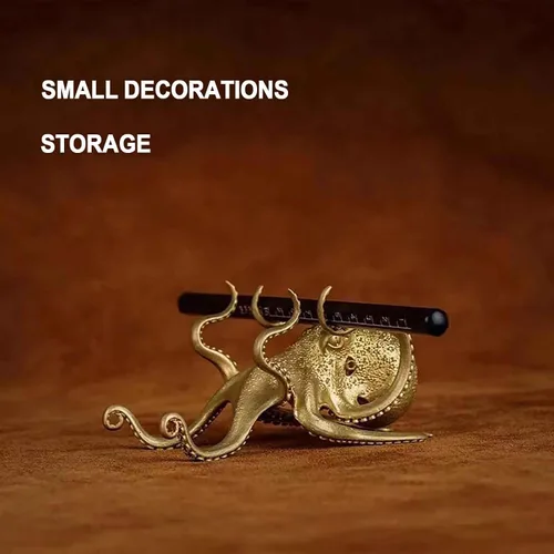 Miniatura 5 de Soporte de pulpo para teléfono celular, soporte multifuncional de pulpo, soporte para teléfono, soporte para bolígrafo, estatua de pulpo, escultura