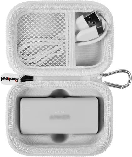 BOOBOWL Funda de carga portátil compatible con Iwalk/para Feob/para Charmast/para Amelema/para LanLuk/para Anker Nano cargador portátil, mini bolsa