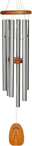 Miniatura 15 de Woodstock Chimes Neptune Campana de viento para exterior de 16 pulgadas, bronce pequeño, decoración al aire libre para patio, porche, jardín, regalo