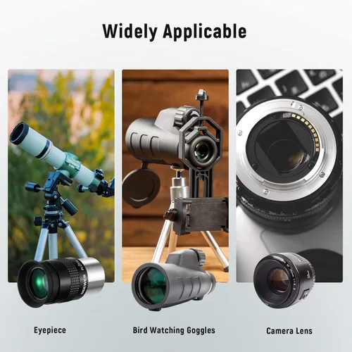 Miniatura 5 de NEEWER Llave de anillo de lente de acero inoxidable, herramienta profesional de doble cara curva con puntas planas/puntiagudas para quitar lentes