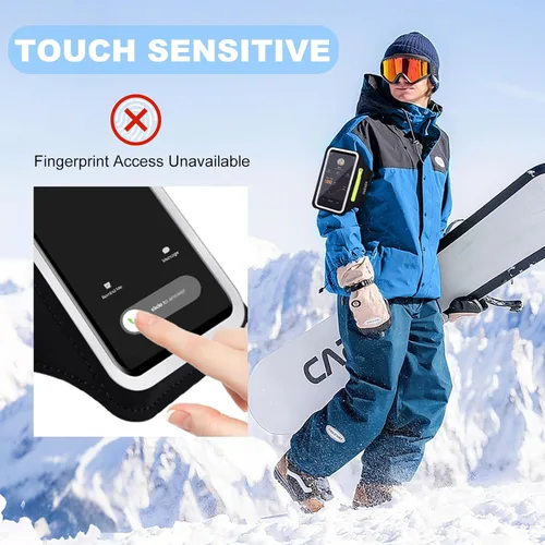 Miniatura 8 de Brazalete para correr con funda para auriculares y ranura para tarjetas, soporte para teléfono para iPhone 17 16 15 14 Pro Max Plus Galaxy S25 S24