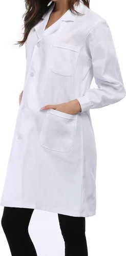 Miniatura 2 de Taylor Eddie - Bata de laboratorio para mujer, color blanco