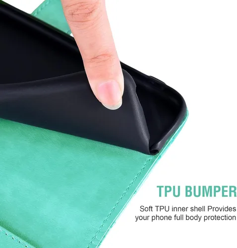 Miniatura 6 de Funda de teléfono para LG K30 2018 5.3/Premier Pro LTE/Phoenix Plus/Harmony 2/K10/Xpression Wallet con protector de pantalla de vidrio templado Flip