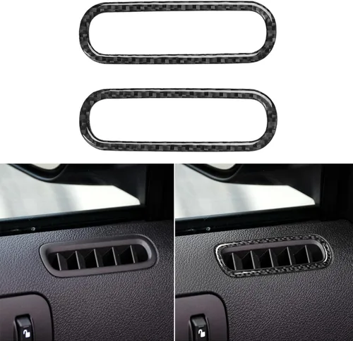 Miniatura 11 de NVCNX Fibra de Carbono Compatible con Ford Mustang GT Shelby 2010-2014 2011 2012 2013 Consola Central del Coche Transmisión Automática Caja