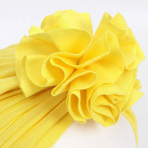 Miniatura 5 de Newborn Babies Headwrap Hat Infant Toddler Cotton Soft Cute Nursery Beanie Headbands Top Bowknot Cap 5 piezas flor/3-3 años