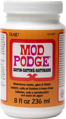 Miniatura 2 de Mod Podge PLCS11272 Sellador de base de agua, pegamento, acabado satinado, 8 onzas., transparente