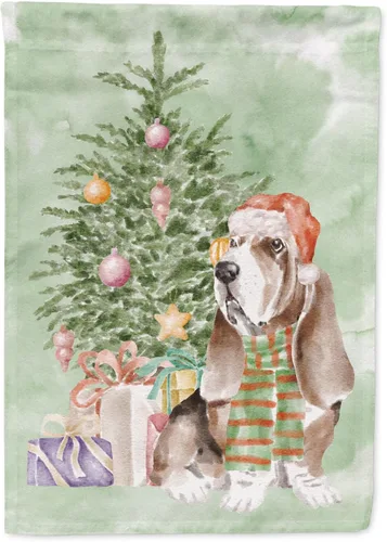 Miniatura 55 de Caroline's Treasures CK8213GF Bulldog Inglés #2 Regalos de Navidad y árbol de jardín Bandera de buzón Bandera decorativa para patio exterior, patio