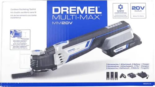 Miniatura 15 de Dremel Multi-Max MM20V-01 Kit de herramientas oscilantes inalámbricas con (1) batería