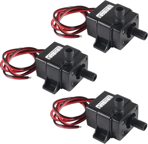 Miniatura 6 de Bomba de agua para acuario DC 12 V 240 L/H 4.2 W Micro bomba sin escobillas 3M cabezal de bombeo ultra silencioso mini pequeña bomba de agua