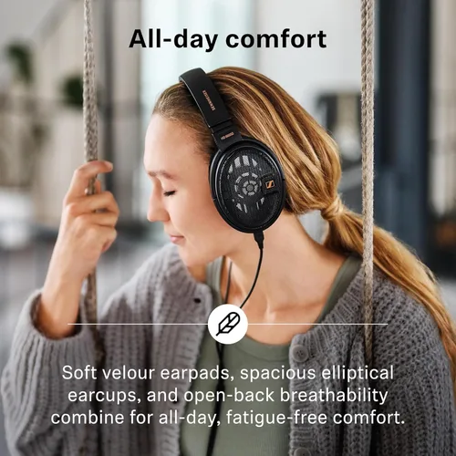 Miniatura 5 de Sennheiser HD 660S2 - Auriculares de diadema de grado audiófilo con parte trasera abierta y graves profundos con rendimiento acústico refinado