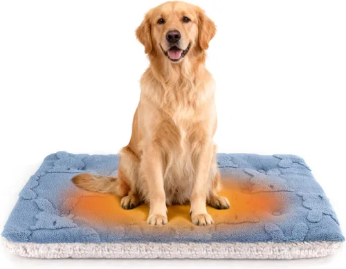 Cama Autocalentable para Gatos, 28 X 22 Pulgadas Reversible de Dos Lados Tapete Autocalentable para Gatos y Perros, Almohadilla Calentadora Lavable
