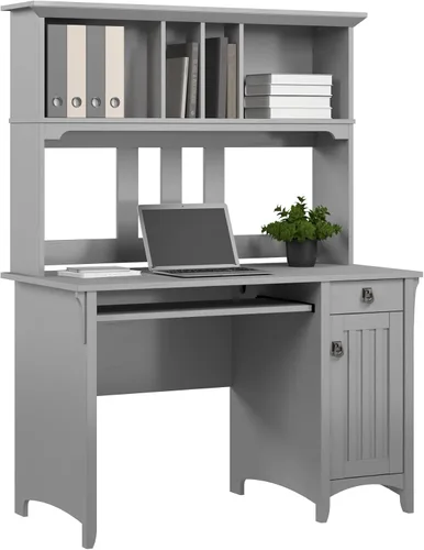Miniatura 14 de Bush Furniture Salinas Mission escritorio con gabinete, Madera