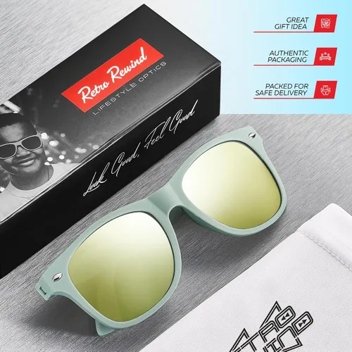Miniatura 204 de Retro Rewind Lentes de sol para niños y niñas de 3 a 12 años, inastillables, UV400, lentes de sol para niños pequeños
