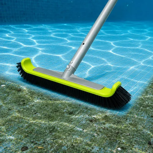 Miniatura 9 de Sepetrel - Cabezal de cepillo de piscina para limpieza de paredes, cepillos de limpieza resistentes para piscinas enterradas/desmontables con cerdas