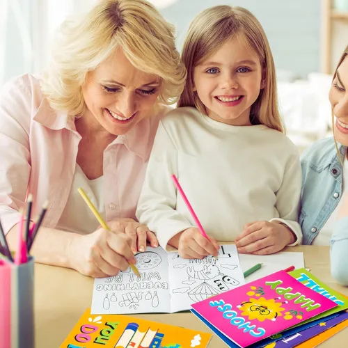 Miniatura 6 de BZaber Libro para colorear de afirmaciones positivas, 24 unidades, regalo de primavera, día de Pascua, páginas para colorear con palabras