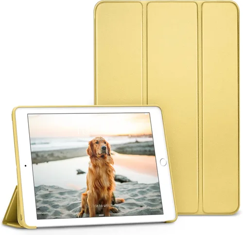 Miniatura 9 de Carcasa para iPad Mini 4, DTTO, antirraspones, ultradelgado, liviano, con autoencendido y autoapagado, cubierta con soporte de triple doblado