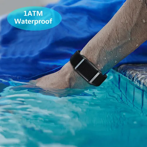 Miniatura 7 de Pulsera inteligente con monitoreo de temperatura corporal, monitor de ritmo cardíaco 24/7, sueño y estrés, más de 170 modos deportivos, IP68