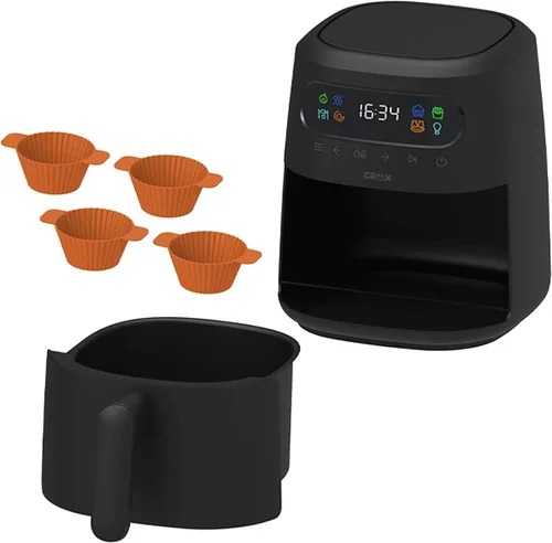 Miniatura 2 de CRUX x Marshmello - Freidora de aire digital de 3.0 cuartos de galón con tecnología TurboCrisp, control de temperatura de pantalla táctil