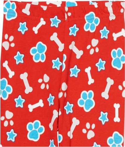 Miniatura 10 de Nickelodeon Paw Patrol - Conjunto de pijama de algodón ajustado de 6 piezas, suave y lindo para niños