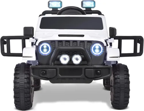 Miniatura 6 de Joywhale - camión para niños de 12V, vehículo eléctrico motorizado alimentado por batería para niños, con control remoto, suspensión de 4 ruedas