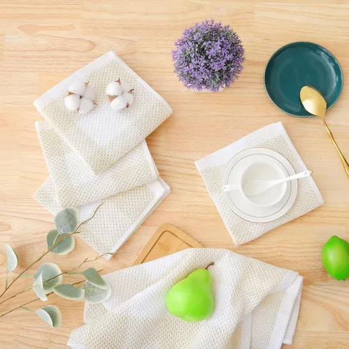 Miniatura 6 de Homaxy Trapos de cocina a cuadros de 100% algodón, 12 x 12 pulgadas, paños de cocina súper suaves y absorbentes, de secado rápido, paquete de 6