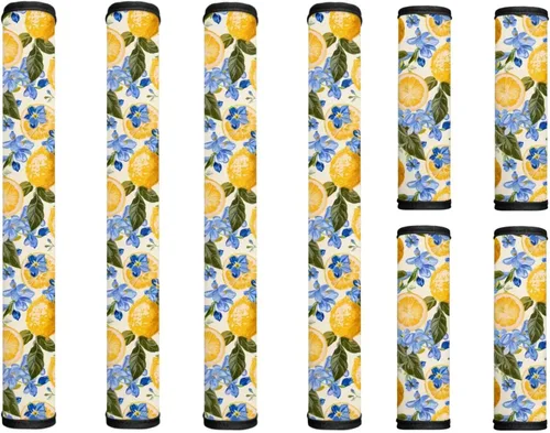 Miniatura 40 de America250 - Juego de 8 fundas antideslizantes para manijas de puerta de refrigerador, 4 de julio de 2026, protectores para nevera, horno, mantener