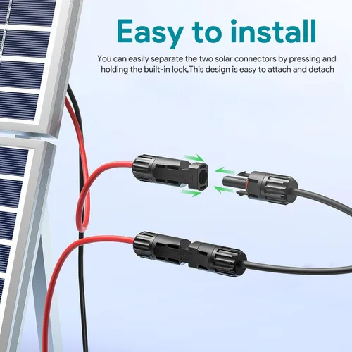 Miniatura 4 de Cable de extensión solar a XT60, adaptador solar de alimentación de 11 pies para Anker Powerhouse ECOFLOW River 2 Pro Max River Cable de carga