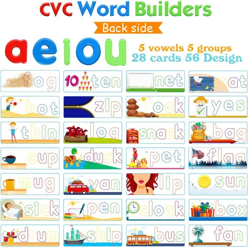 Miniatura 3 de SpringFlower See & Spell - Juguete de letras a juego, juguete educativo de aprendizaje para niños y niñas de 3, 4, 5, 6 años, actividades