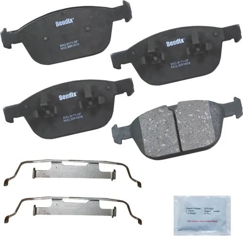 Miniatura 76 de Pastillas de freno delanteras cerámicas Bendix Priority1 CFC2302 para Hyundai Elantra 2021, Sonata 2022-2020, Kia K5 2023-2021
