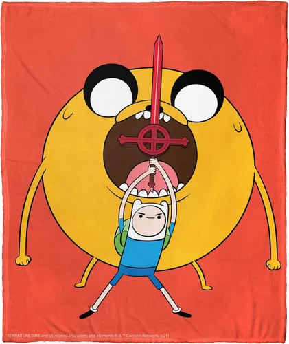 Miniatura 20 de Northwest Adventure Time - Manta de seda táctil, 50 x 60 pulgadas, Adventure Comic