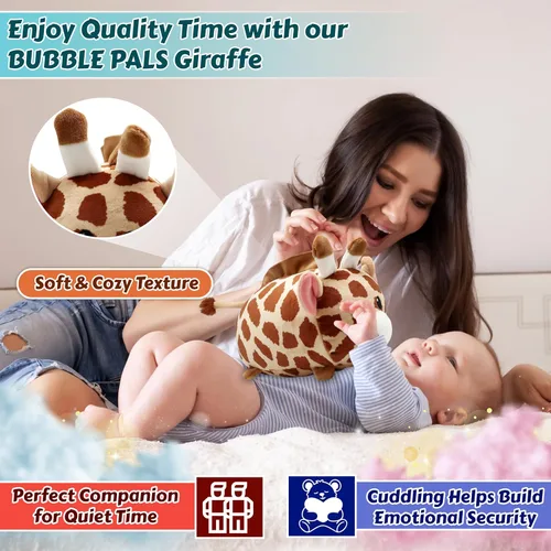 Miniatura 5 de Animales de peluche para niños, suaves y tiernos, decoración de guardería para niños y niñas, bosque y duodécimo regalo impresionante