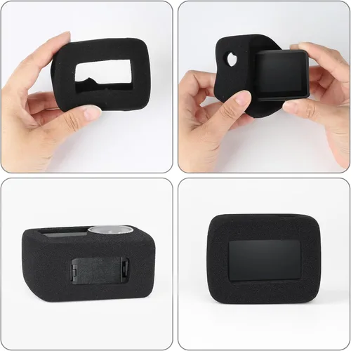 Miniatura 3 de HSU Windslayer - Funda para cámara DJI Osmo Action 5 Pro/4/3 Acción, cubierta Windslayer, funda de marco, accesorio de reducción de ruido de video