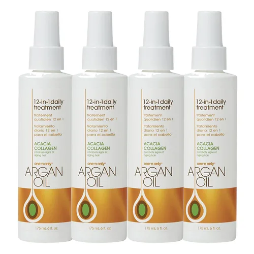 Miniatura 8 de One N' Only Aceite de argán 12 en 1 tratamiento diario ligero, ayuda a controlar el encrespamiento, alisa, desenreda, hidrata, fortalece y añade