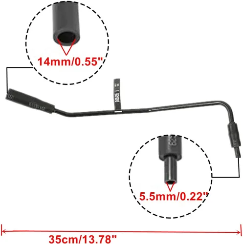 Miniatura 3 de 4854265 Tubo de ventilación de cárter al colector de admisión, Manguera de ventilación de cárter para Jeep Wrangler TJ 4.0L 1997-2004, Jeep Grand
