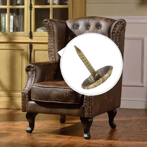 Miniatura 4 de Tachuelas de Tapicería Antiguas 400PCS, Clavos Tachuelas para Muebles, Clavos de Tapicería de 7/16 Pulgadas para Sofá, Silla, Cama y Otros Muebles