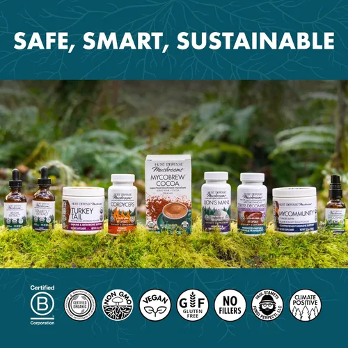 Miniatura 7 de Host Defense Reishi Powder - Polvo de micelio de hongos - Suplemento de apoyo para la salud del corazón y el sistema inmunológico - Suplemento