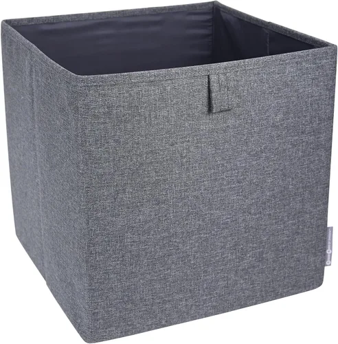 Miniatura 6 de Bigso Caja de almacenamiento plegable multiusos suave Cubo de almacenamiento de tela plegable para almacenamiento en estantes Cubo