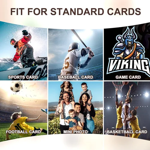 Miniatura 3 de 500 Fundas para Tarjetas Top Loaders para Tarjetas Coleccionables, Fundas para Tarjetas de Béisbol Penny Soft Toploaders Compatibles con Fútbol