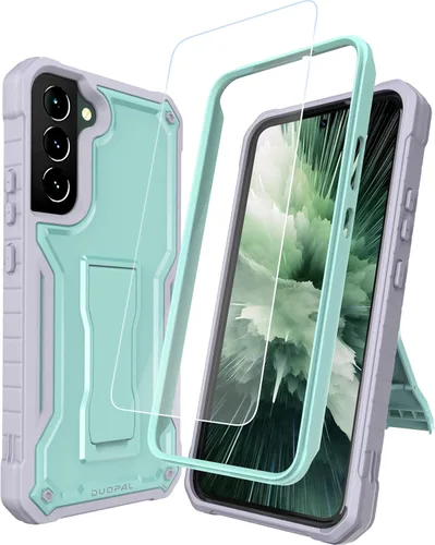 Miniatura 20 de Funda para Samsung Galaxy S22 Ultra 5G (no es compatible con teléfonos no Plus o Plus), protección de grado militar a prueba de golpes, soporte Azul