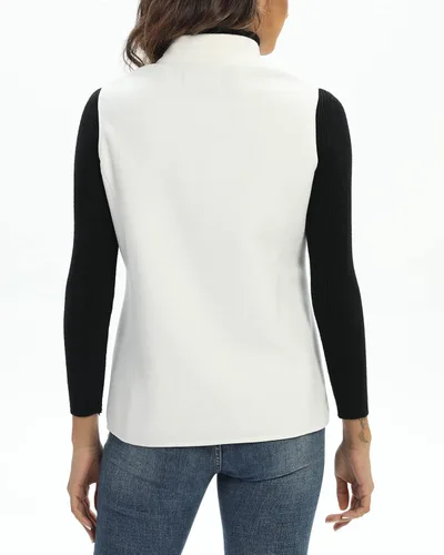 Miniatura 7 de Xeoxarel Chaleco de forro polar para mujer con 6 bolsillos XS-2XL
