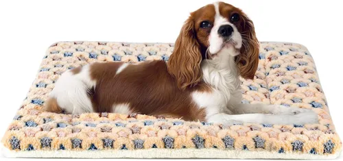 Miniatura 9 de Mora Pets Cama para perros ultra suave con bonito estampado de estrellas, lavable para perros grandes, medianos y pequeños, reversible, forro polar
